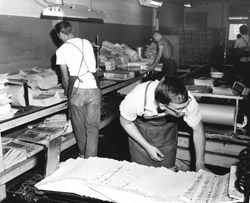 Wenatchee World Packaging Room